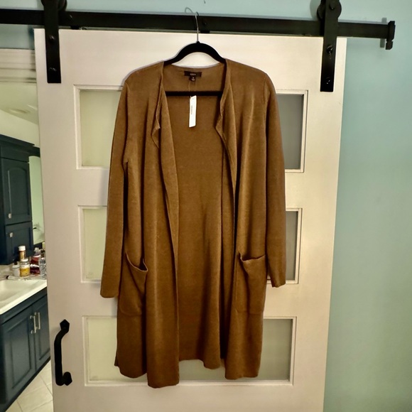 NWT JCREW Juliet collarless blazer in feathered khaki sz M - Picture 4 of 4